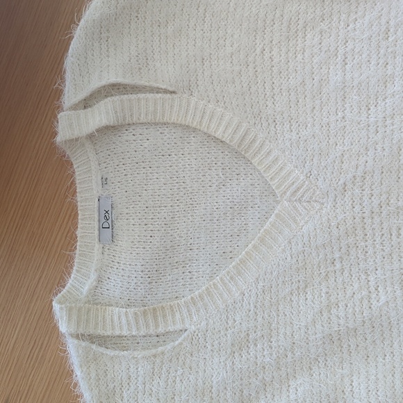 Dex Cream Fuzzy Sweater - Picture 2 of 7